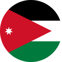 Jordan flag round