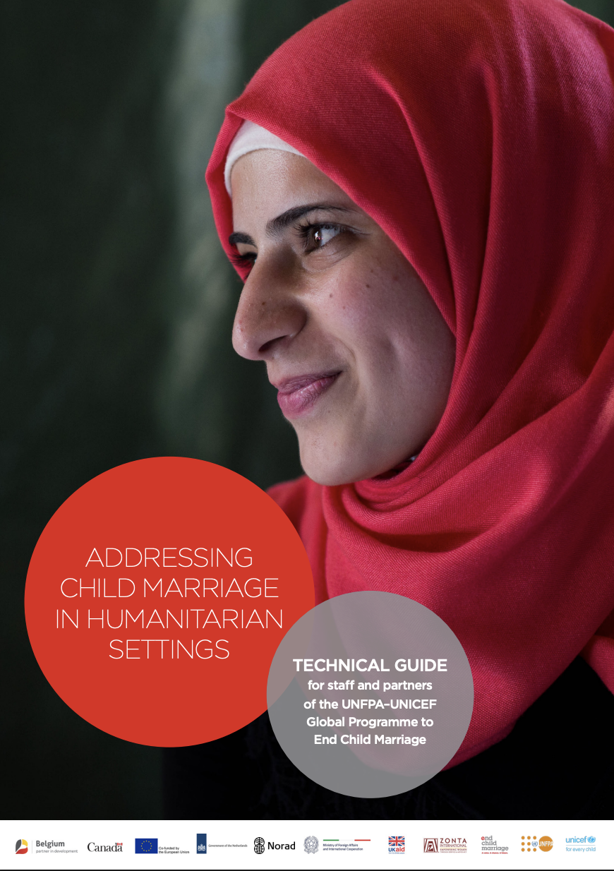 Addressing Child Marriage in Humanitarian Settings technical guide