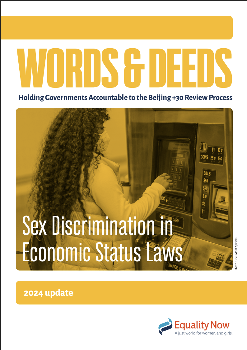 equality now words and deeds 2024