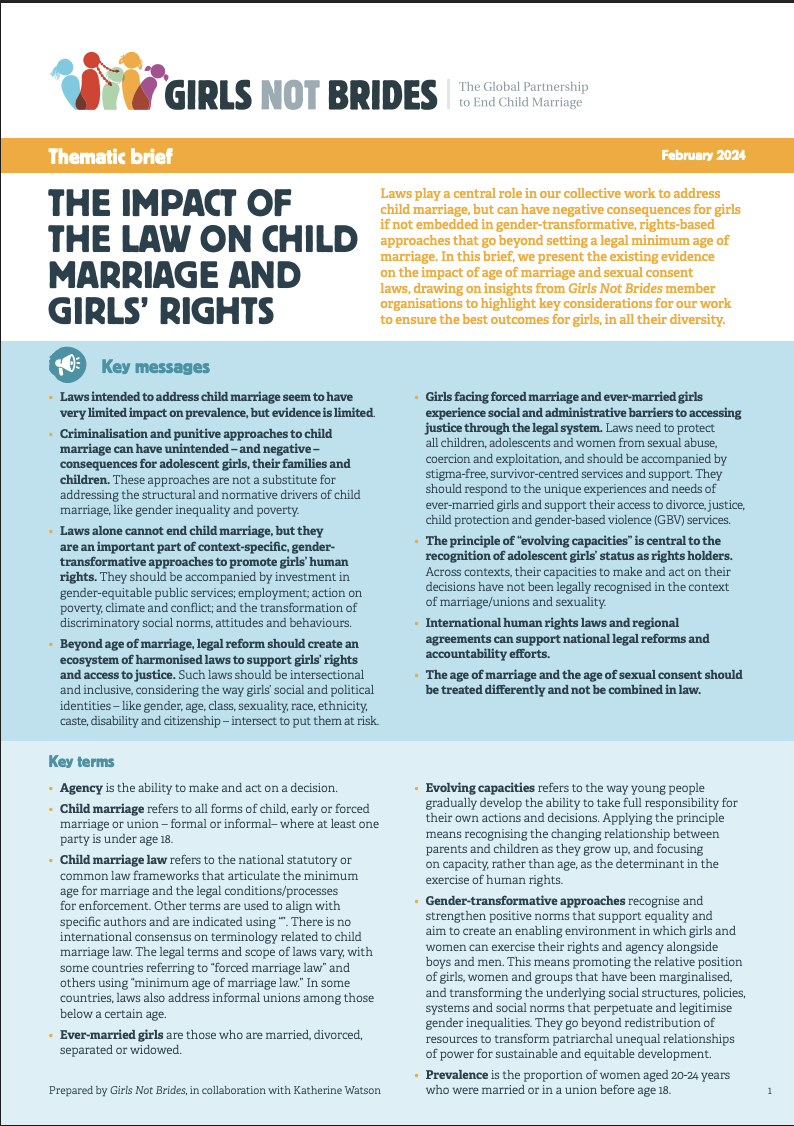 GnB Laws and child marriage 