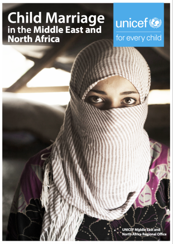 UNICEF child marriage in MENA report 2017