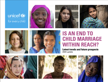 UNICEF is an end to child marriage within reach