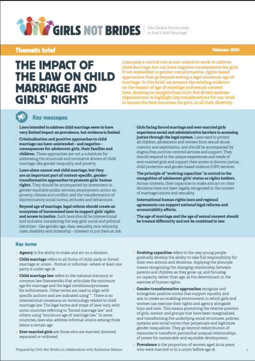 GnB Laws and child marriage 